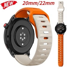 20mm 22mm Sport Silicone Watch Band Universal Quick Release Wrist Strap