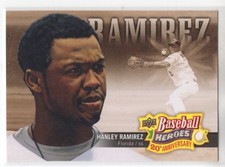 2010 UD HANLEY RAMIREZ BASEBALL HEROES 20TH ANNIVERSARY INSERT #4