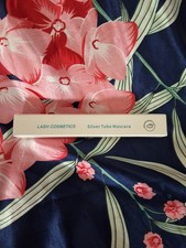 Lash Cosmetics Silver Tube Mascara, Black, .35 oz, New