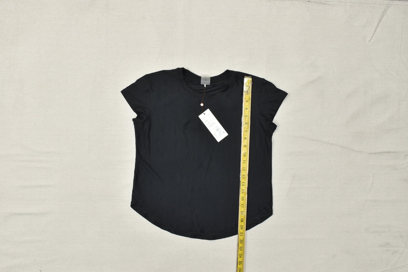 CALIA Renew Women Tee Black Breathable Wicking Odor Control Crewneck Size S NEW