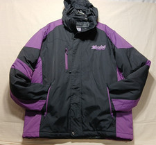 Hoosier Racing Tire Jacket Hooded Coat Heritage Color Block Heavy Duty Size L Hoosier Racing Tire Jacket Hooded Coat Heritage Color Block Heavy Duty Size L