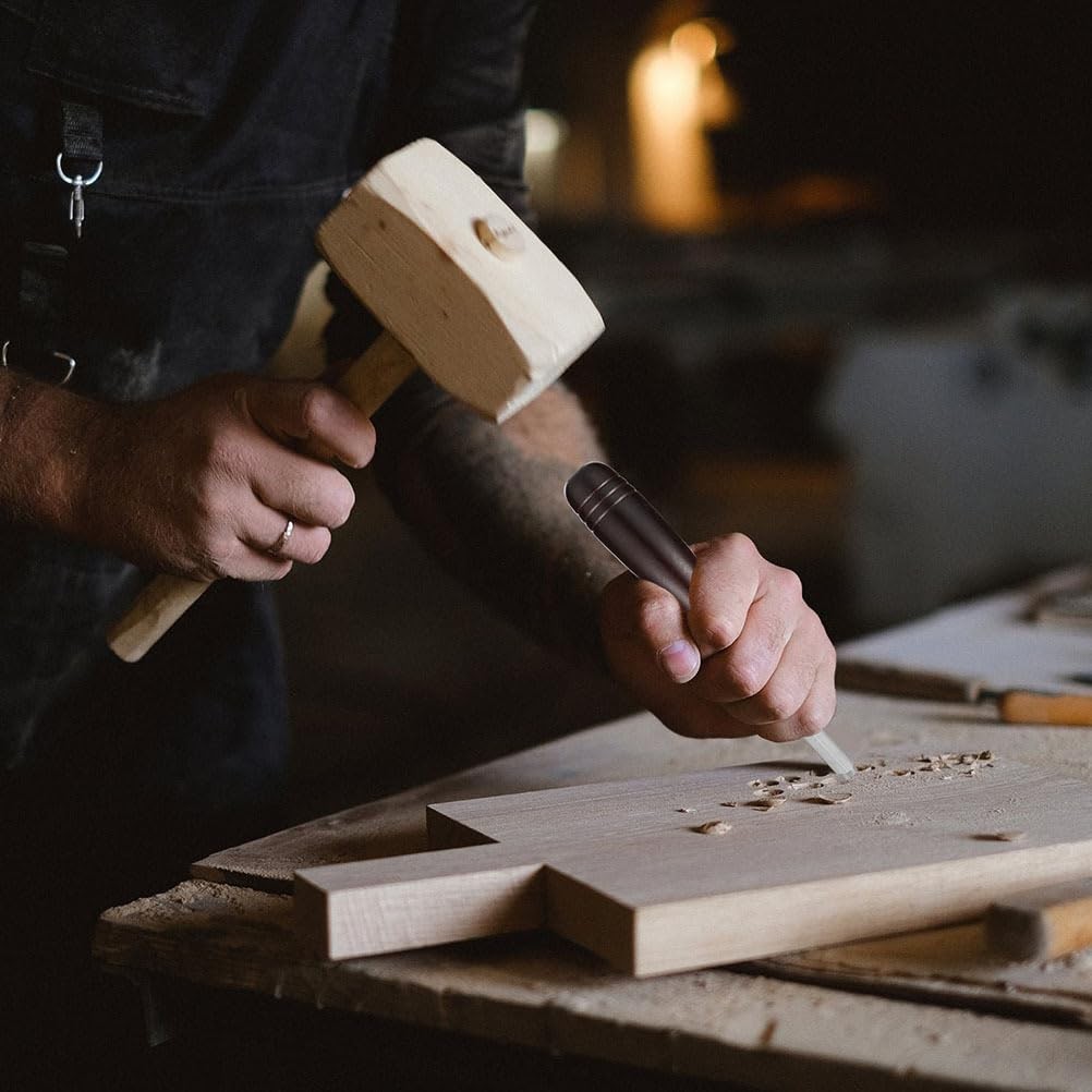 6pcs Wooden Handle File Wooden File Handle Parts Cutting Tool for Rasp Wood A...