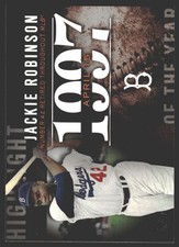 Jackie Robinson #H-83 2015 Topps Update Highlight of the Year Brooklyn Dodgers