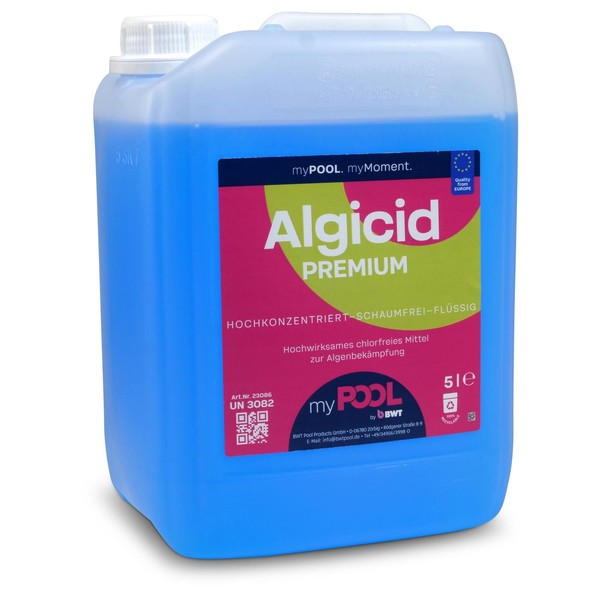 5 Liter Mypool Algicid Premium Pool Algenmittel Schaumfrei Hochkonzentriert-image