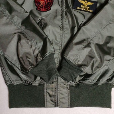 Houston CWU-36P Top Gun Maverick Custom L OD Navy Flight Jacket