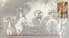 AFDCS 1686A American Revolution from Souvenir Sheet AMERICOVER 76