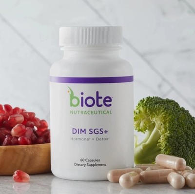 Biote Nutraceuticals - DIM SGS + - Hormone + Detox (60 Capsules) US