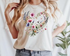 Flower Shirt, Flower Shirt Aesthetic, Floral Graphic Tee, Floral Shirt, Flower T