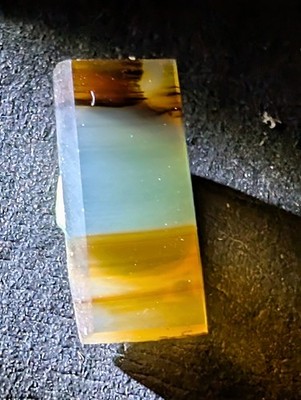 18x9mm Tourlamine Cab Old  Stock S.West U.S Mex FIRE OPALS TOURLAMINE LACE AGATE