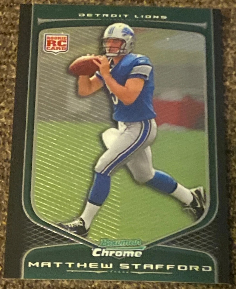 2009 Bowman Chrome Rookie #111 Matthew Stafford RC