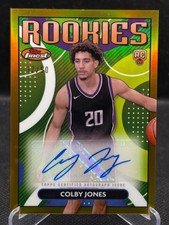 2023-24 Finest Rookie Autographs Gold Refractors #RFACJ Colby Jones 32/50