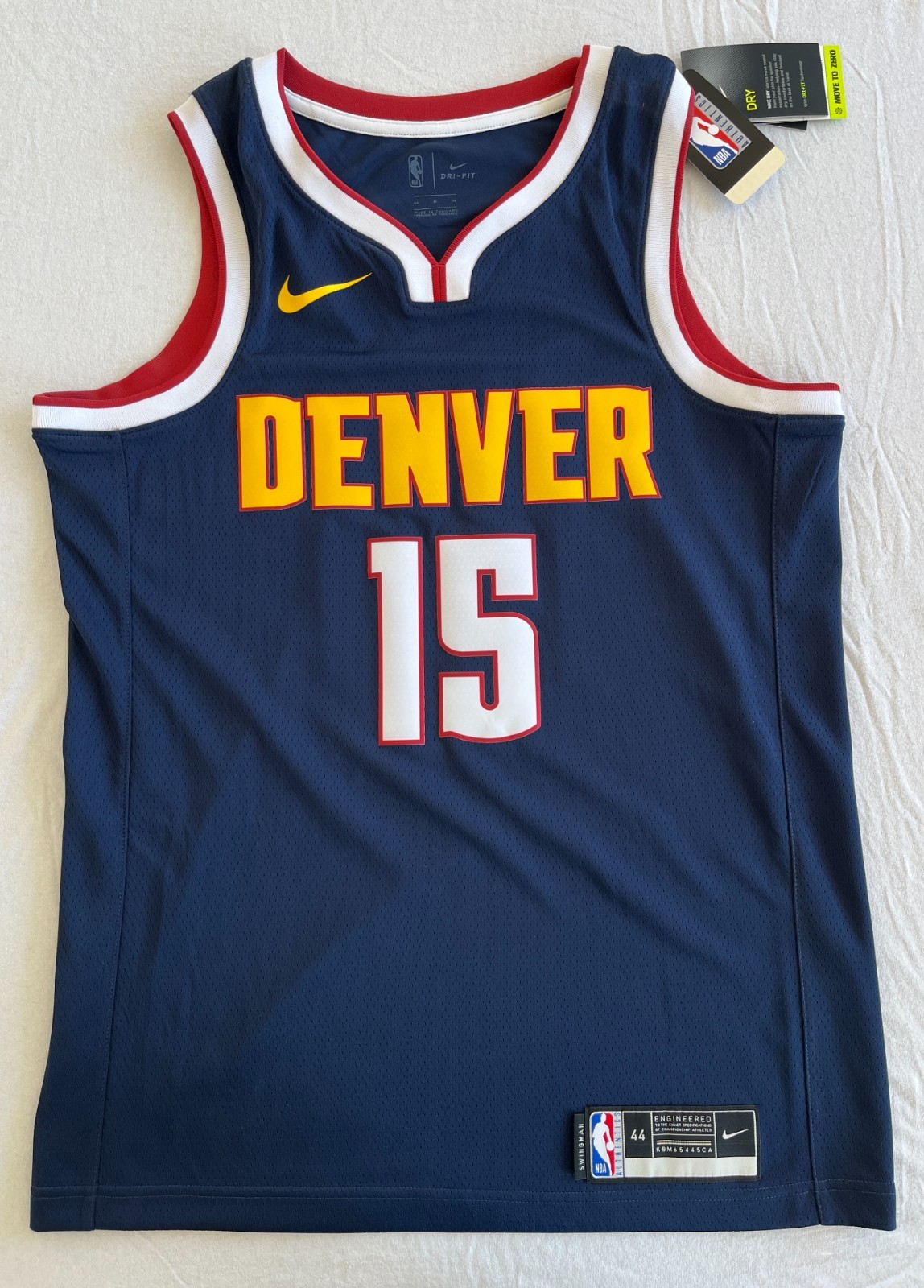 Nikola Jokic / Denver Nuggets / Nike Icon Edition Swingman Jersey / M / 44
