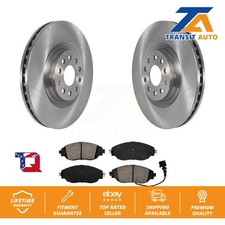 Front Brake Rotor Ceramic Pad Kit For Volkswagen Jetta Audi S3 A3 Quattro Arteon