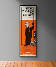 Bullitt 1968 Daybill inserto lungo banner stampa giclée poster da parete decorazione arte da parete