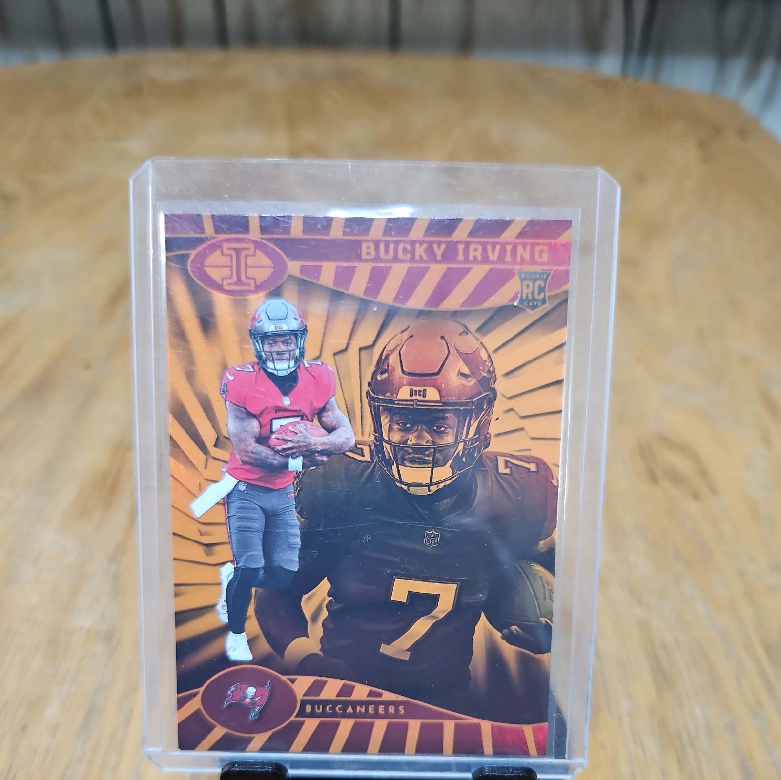 2024 Panini Illusions - Bucky Irving #85 Trophy Collection Orange (RC) Tampa Bay