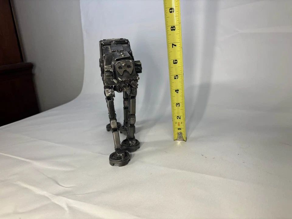 Star Wars AT-AT Imperial Walker Metal Sculpture Hand made! - Image 4 of 4