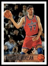 1996-97 Topps Gheorghe Muresan Washington Bullets #77