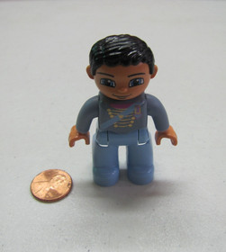 LEGO DUPLO 2.5" Figure PRINCE in BLUE OUTFIT Vintage Castle Palace Rare! #4820