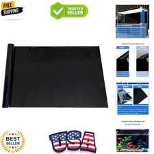 Aquarium Background Static Cling Black Fish Tank Background Wallpaper Fish Ta...