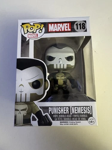 Funko Pop! Vinyl: Marvel - Punisher (Nemesis) #118 Vaulted +protector