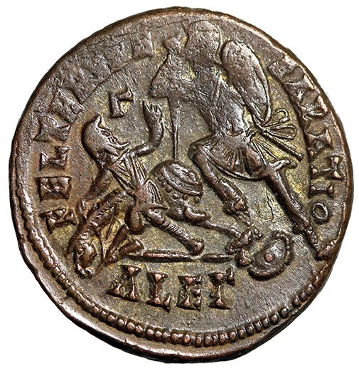 BEAUTIFUL Roman Coin w COA Battle Scene WAR TYPE Certified Genuine QUALTIY Large