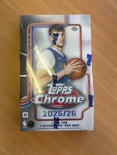 (1)  Chrome 2025/26 Basketball NBA Sealed Hobby Box Cooper Flagg