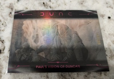 2024 Topps Chrome Dune Paul's Vision of Duncan Blue Refractor /299 #41
