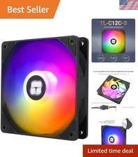 High-Performance 120mm ARGB Case Cooler Fan with 4-Pin PWM - TL-C12C-S
