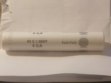 Estonia 2022 1 cent one roll 50 coins UNC