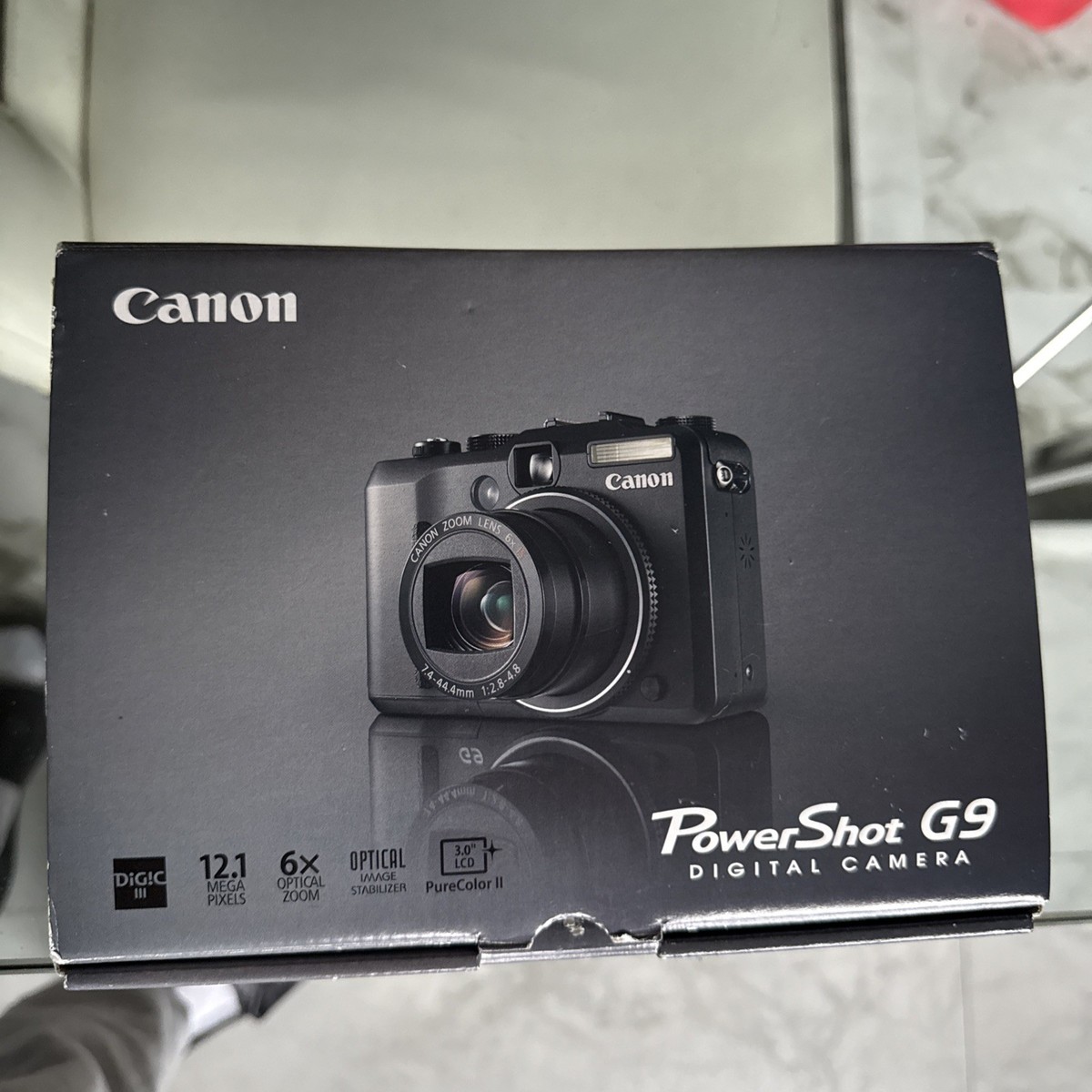 Canon PowerShot G9 12.1MP Digital Camera - Black for sale online