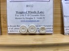 Lot Of 3 Royale Resin 1/48 Model Weighted Wheels F-8 Crusader F-106 Delta Dart — photo 3