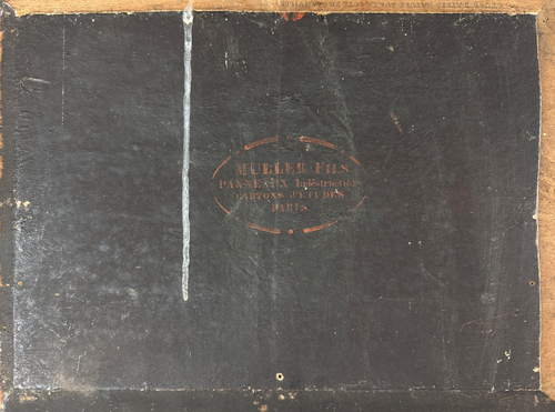 LOUIS THIÉNON Tableau ancien Paysage Animé NORMANDIE GRANVILLE BAIGNEUR 1847 - Photo 12/15