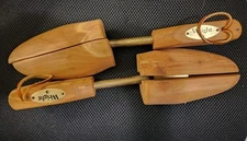 VINTAGE WRIGHT~Rochester Shoe Tree Co.~Sz. Men's X~LARGE Cedar Shoe Trees~VGUC 