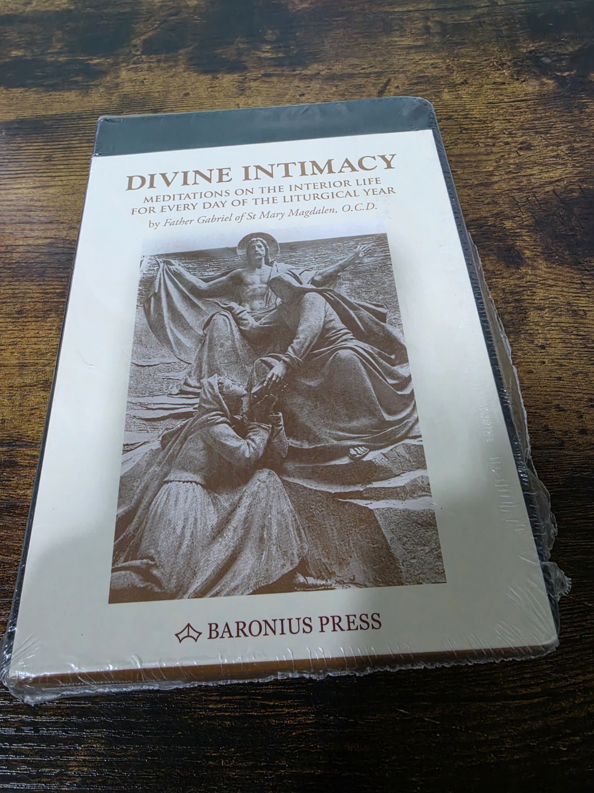 Divine Intimacy by Father Gabriel of St. Mary Magdalen - Leather Gold Leaf O.C.D