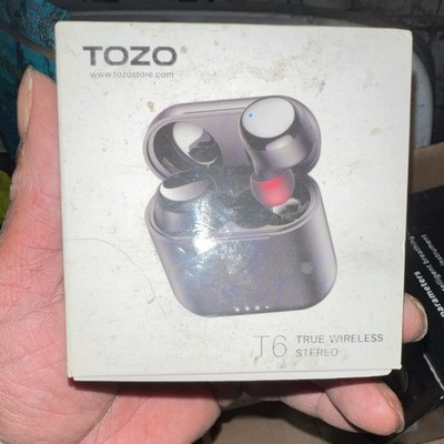 TOZO T6 True Wireless Stereo Bluetooth In-Ear Earbuds Black