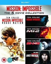 Mission Impossible 1-5 Blu-ray Region Free - CD NUVG The Fast Free Shipping