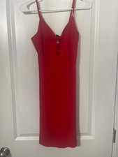 Red bodycon dress, Sleeveless, Size Medium, Short, WINDSOR