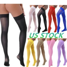 Women's Sexy Sheer Stockings Thigh High Sock Over the Knee Tights Pantyhose