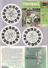 Don Maynard Instructional Football 1970 View Master set-3 Reels with Booklet