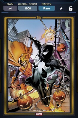 Topps Marvel Collect Comic Book Day Gold Symbiote Spider-man Alien Reality #1