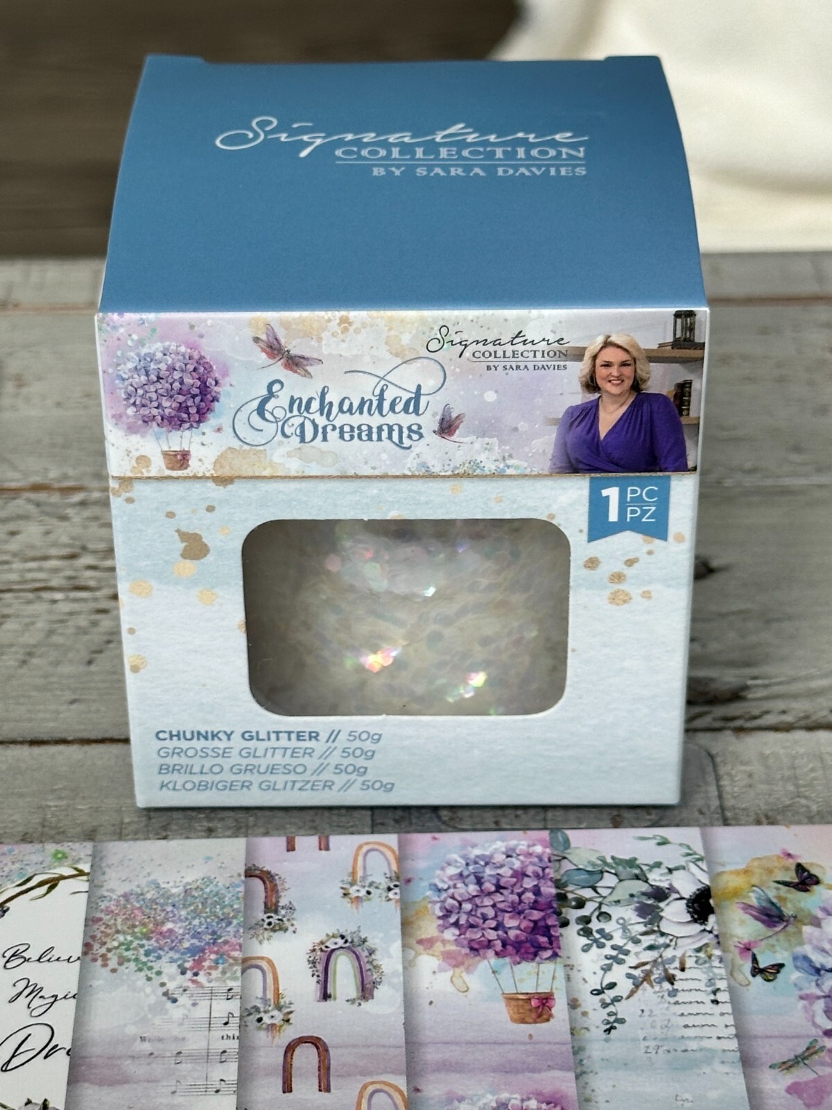 Sara Davies Signature Collection Enchanted Dreams Kit Stamp and Die NEW