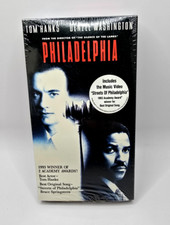 Philadelphia VHS Movie AIDS story - Tom Hanks  Denzel Washington NEW Sealed