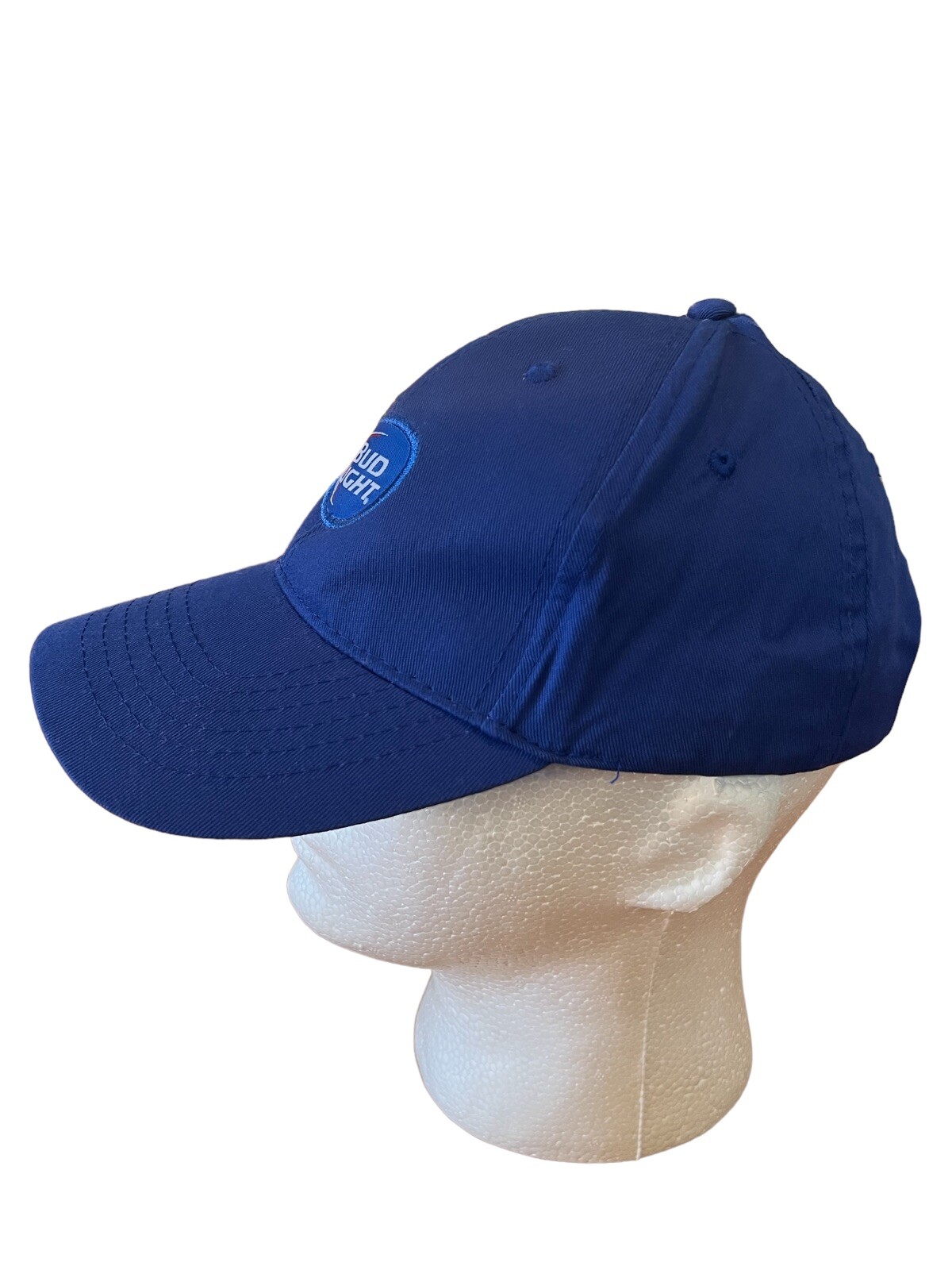 Bud Light Strapback Hat Logo Adjustable Blue - image 3