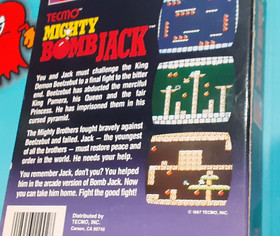 Mighty Bomb Jack Nintendo Nes Completo NTSC-USA  Completo