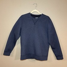 32 Degrees Heat Sweatshirt Men  s Crew Neck Pullover Blue Size Small