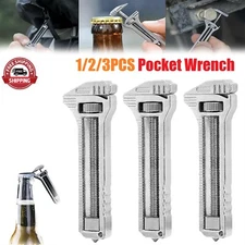 1/2/3PCS Pocket Wrench Multitool Compact Titanium Screwdriver for Fishing Opener