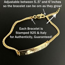 UNICORNJ Pulsera De Plata De Ley 925 Grabable Para Niñas, Niños, Baloncesto Deportivo Con Esmalte De 6.5 Pulgadas, Grabado