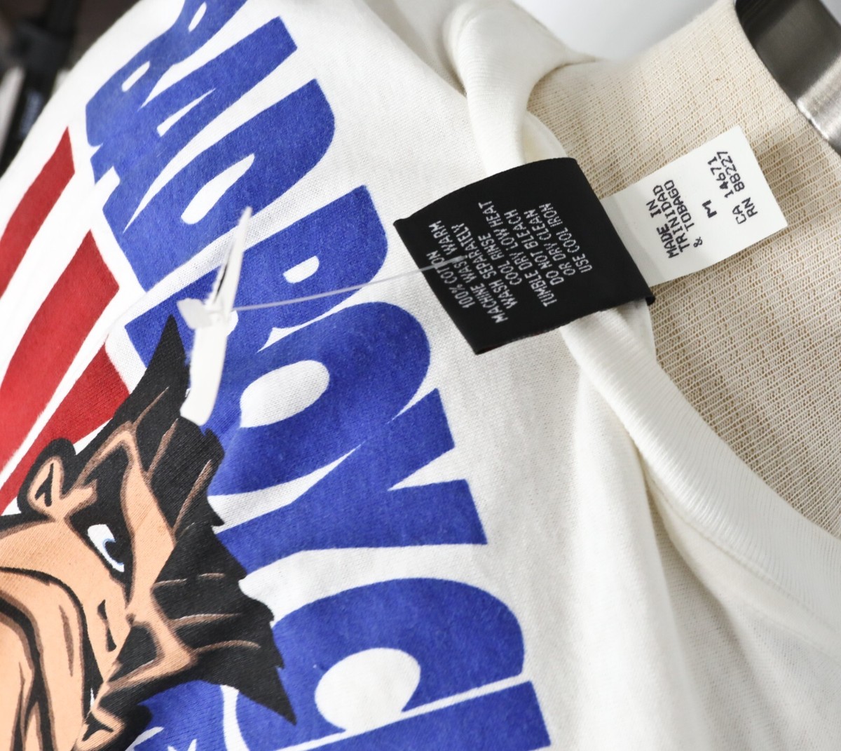 Vintage 1990s BAD BOY CLUB Made in America T-Shirt Med *BLEM Vintage 1990s BAD BOY CLUB Made in America T-Shirt Med *BLEM