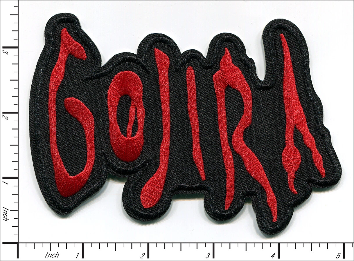 25 Pcs Embroidered Iron on patches GOJIRA 125x100mm AP025gR1