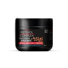 Retinol Complex Maschera Capelli Secchi Crespi Trattamento Olio di Cocco Argan